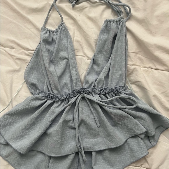 HYFVE Tops - Boutique light blue halter top